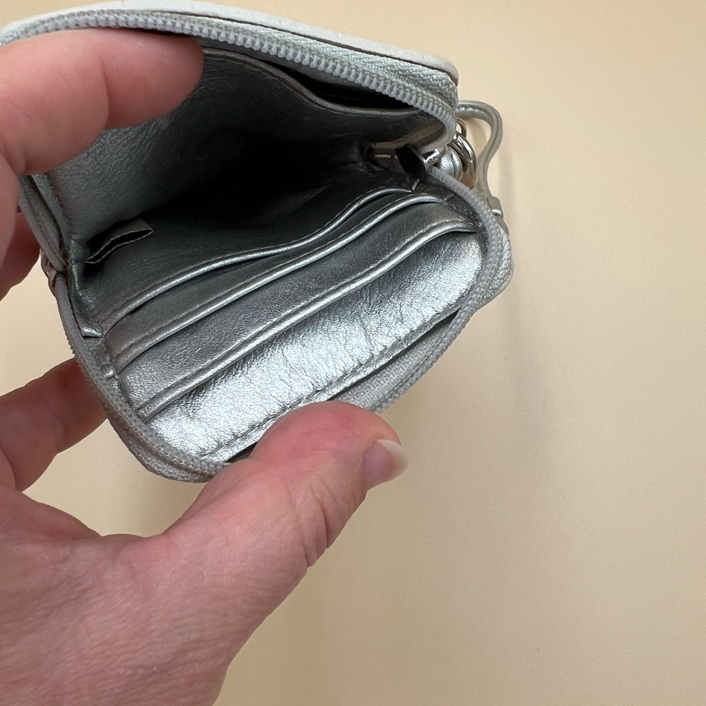 Coach Silver Patterned Phone Wristlet - image 3